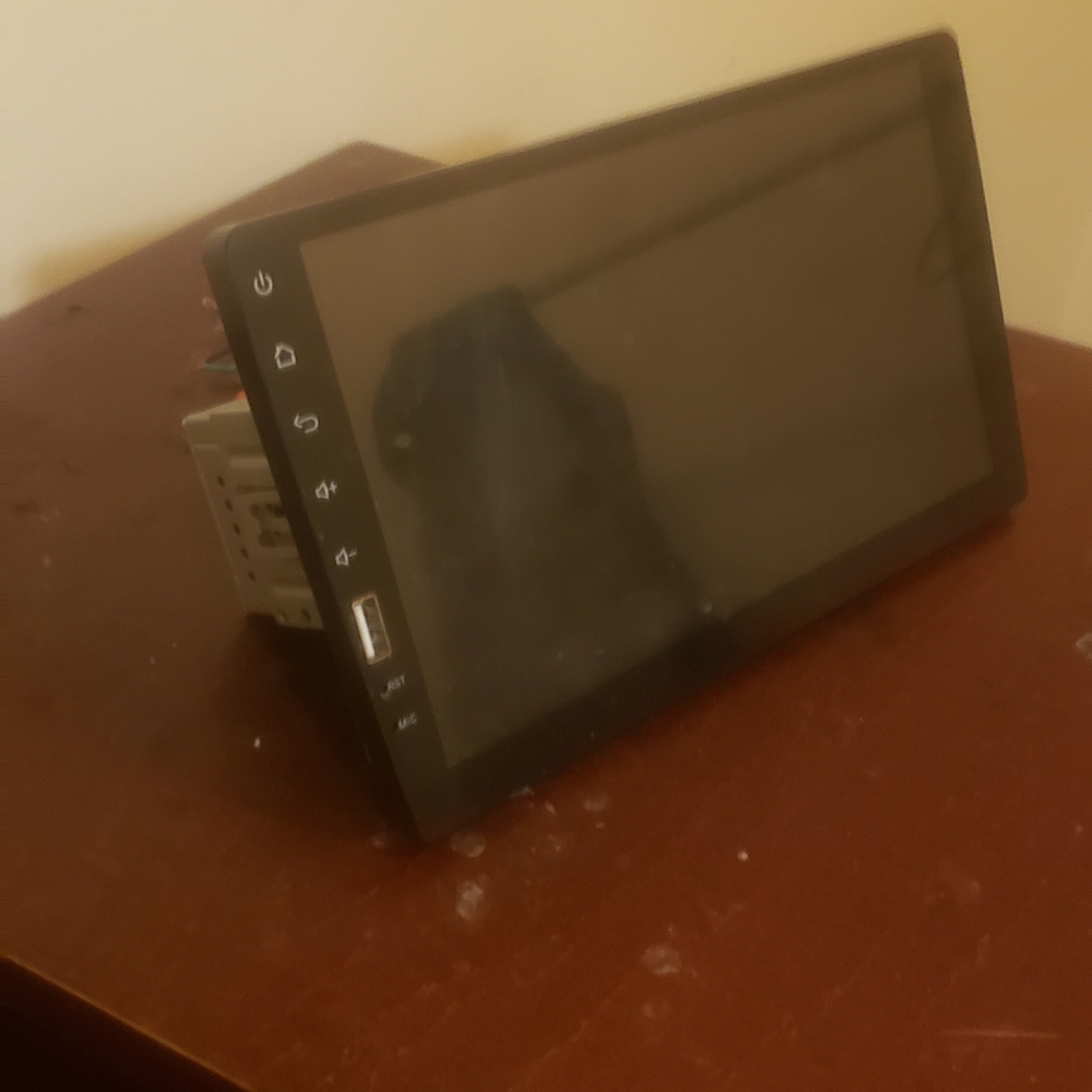 Double DIN 7" Car Stereo Touchscreen Multimedia Receiver - Black